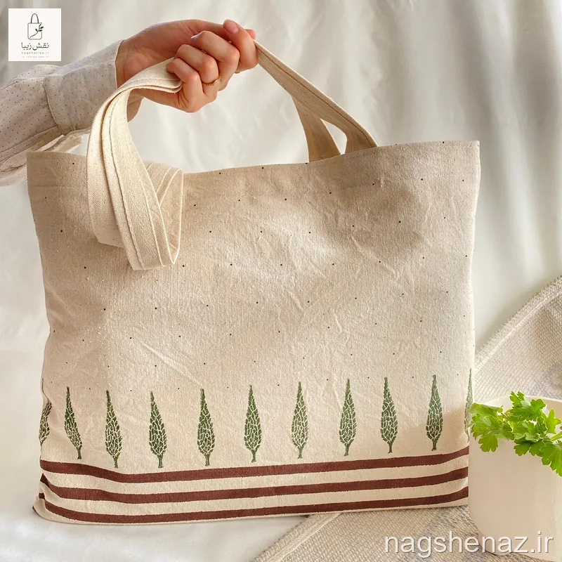 کیف خرید نان طرح زمین
